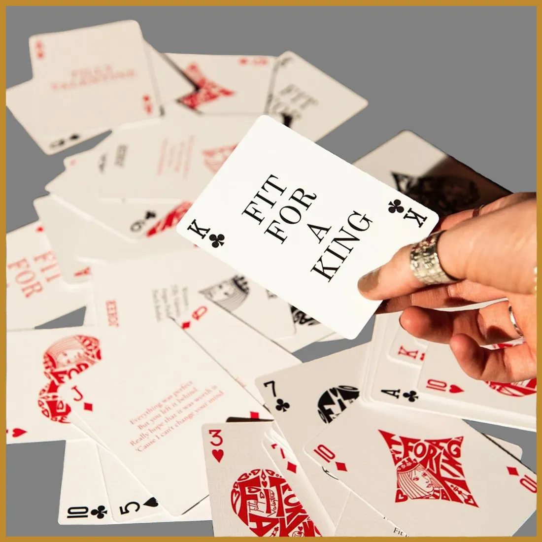 Fit for a King Playing Cards
